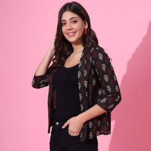 Women Printed Shrug